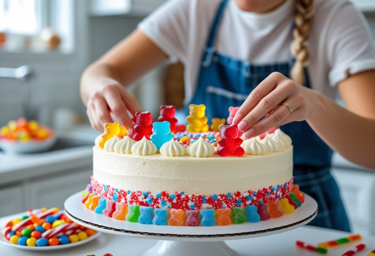 Sådan bruger du amerikansk slik som pynt til kager online